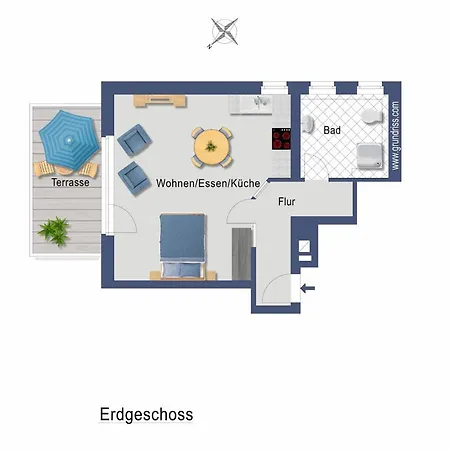Haus Ardenne 02 아파트 *